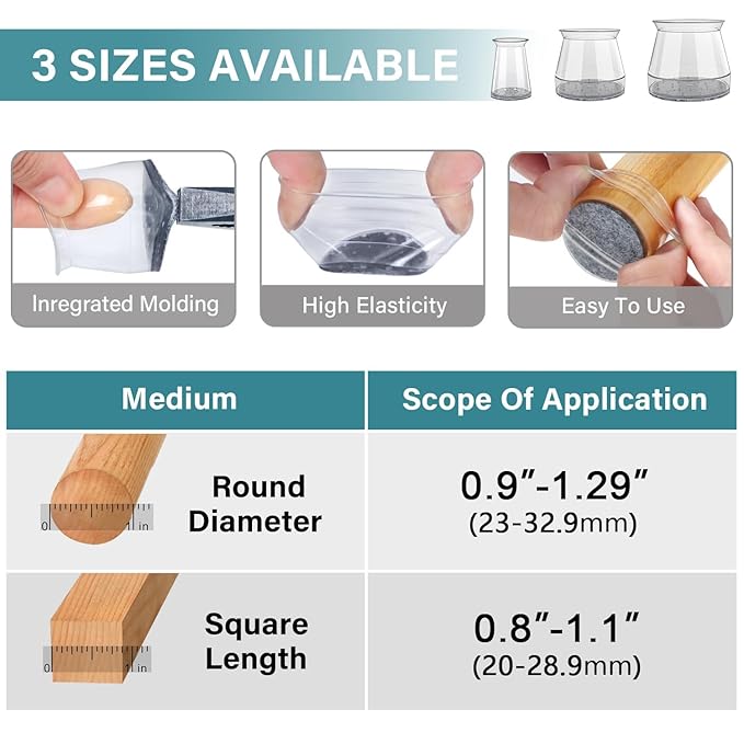 Chair Legs Floor Protectors